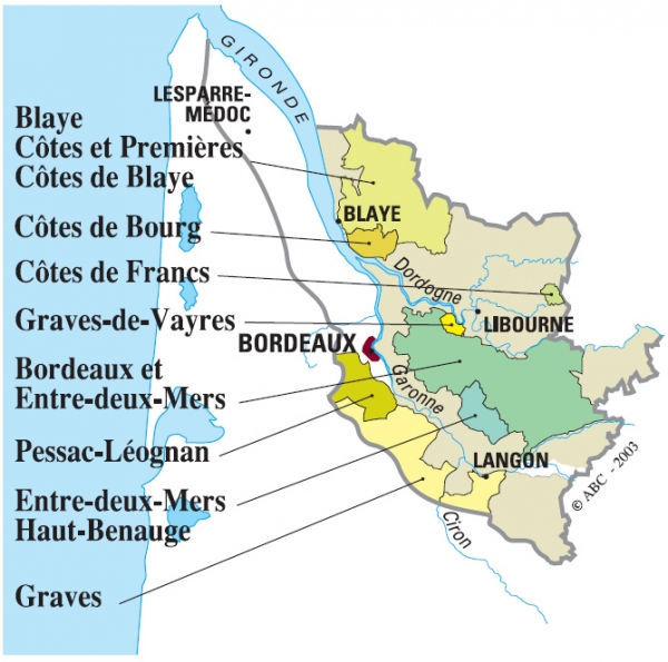 Découvrir L'appellation Aop Entre-Deux-Mers - France Sur 1001 Dégustations
