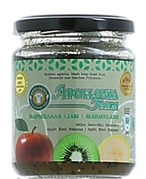 Apollonia Farm Kiwi-Banana-Apple jam