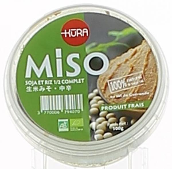 Kura de Bourgogne - Miso bio Moyen Soja et riz 1/2 Complet