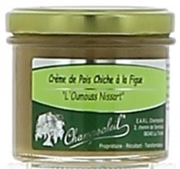 Crème de Pois Chiche à la Figue Fraîche