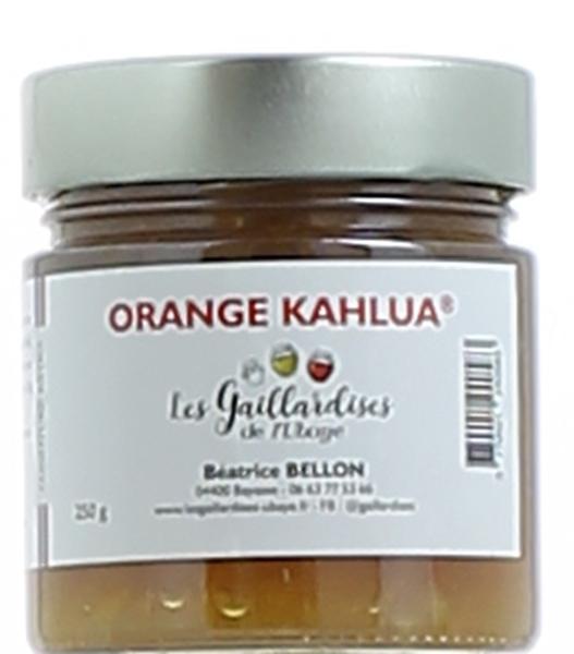 Les Gaillardises de l'Ubaye Confiture Orange Kalhua Café
