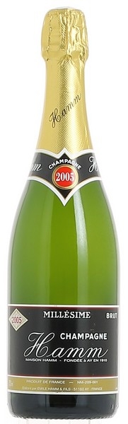 Champagne Hamm - Millésime 2005 
